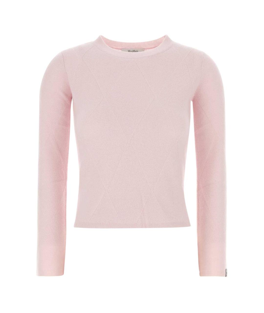 MAX MARA Розовый кашемировый джемпер / свитер, фото 1