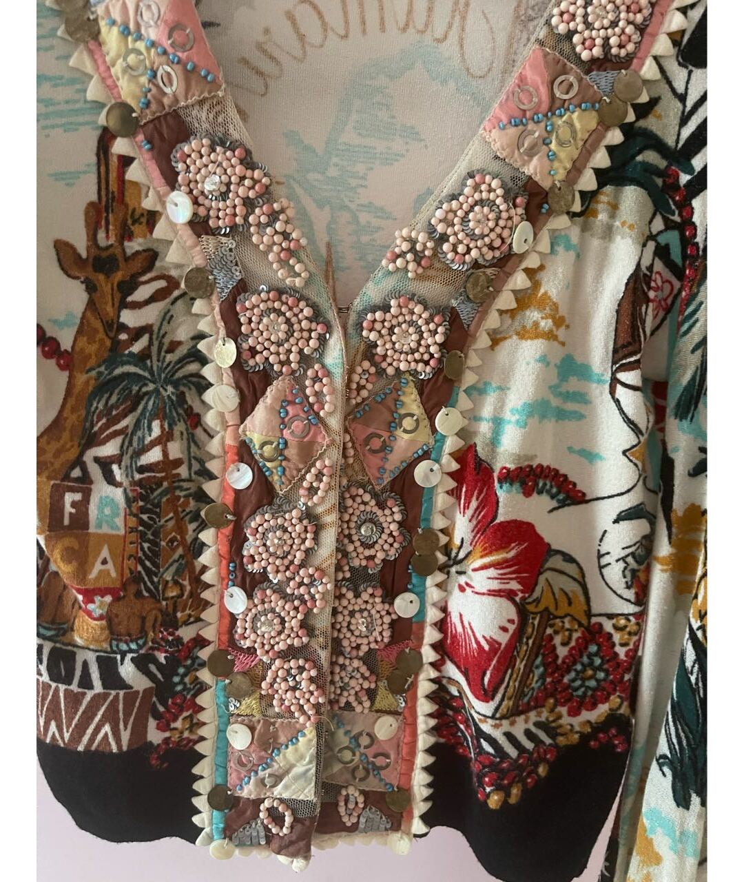 BLUMARINE Мульти вискозный кардиган, фото 2