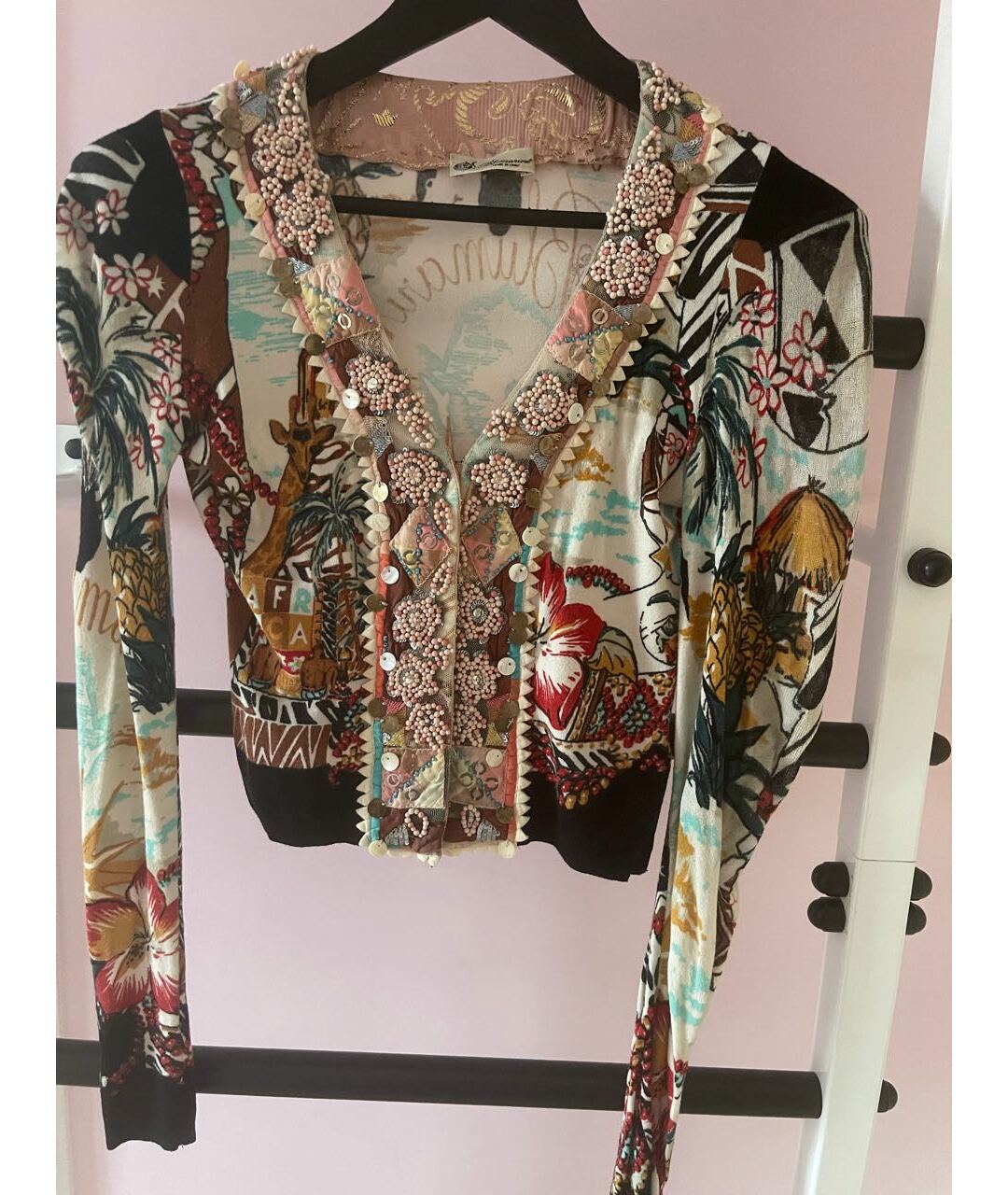 BLUMARINE Мульти вискозный кардиган, фото 9