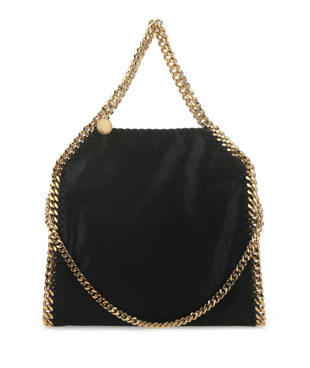 STELLA MCCARTNEY Черная синтетическая сумка с короткими ручками, фото 1