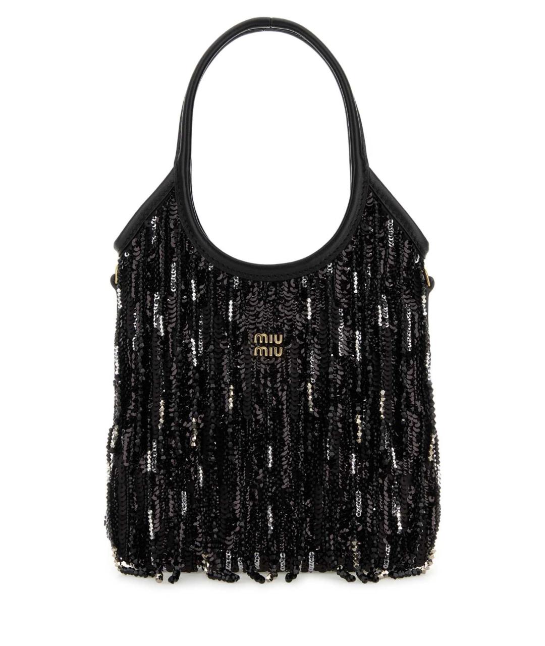 MIU MIU Черная сумка тоут, фото 1