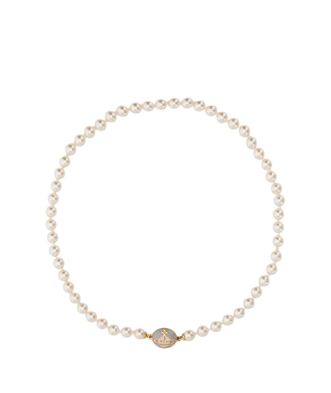VIVIENNE WESTWOOD Белая жемчужная подвеска, фото 1