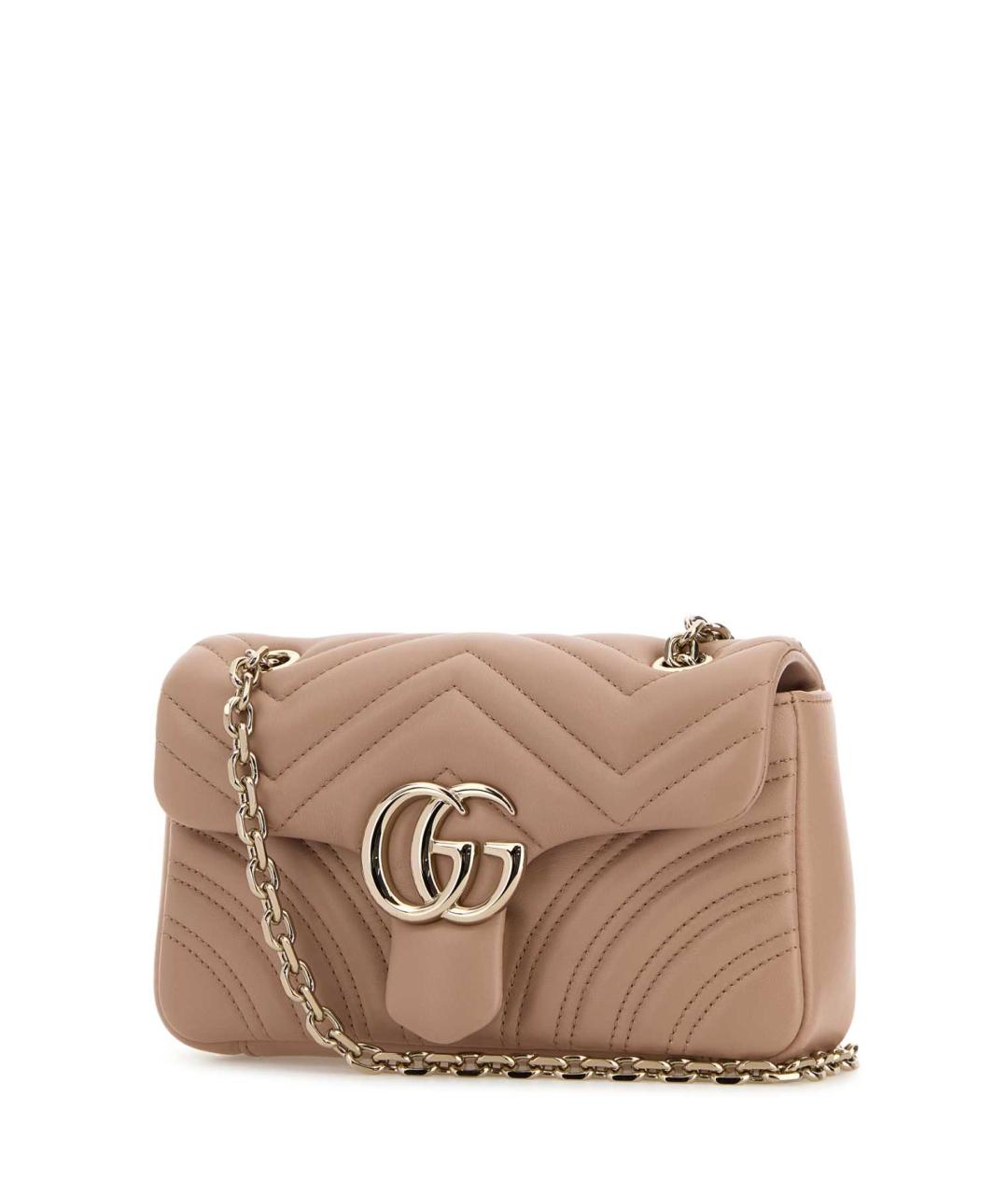 GUCCI Розовая кожаная сумка через плечо, фото 2