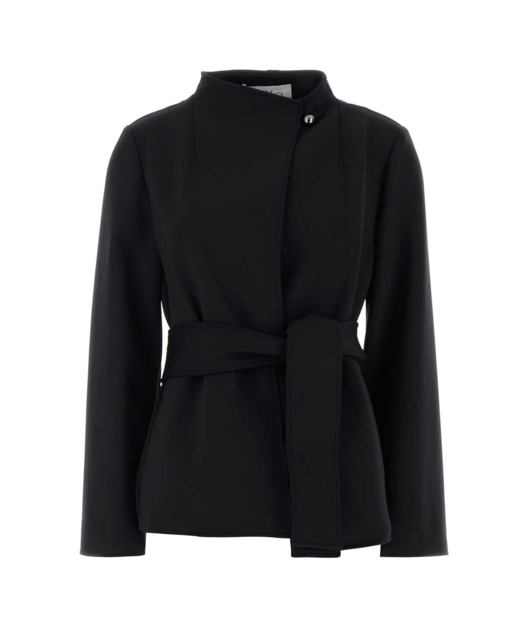 MAX MARA Черный полиамидовый жакет/пиджак, фото 1