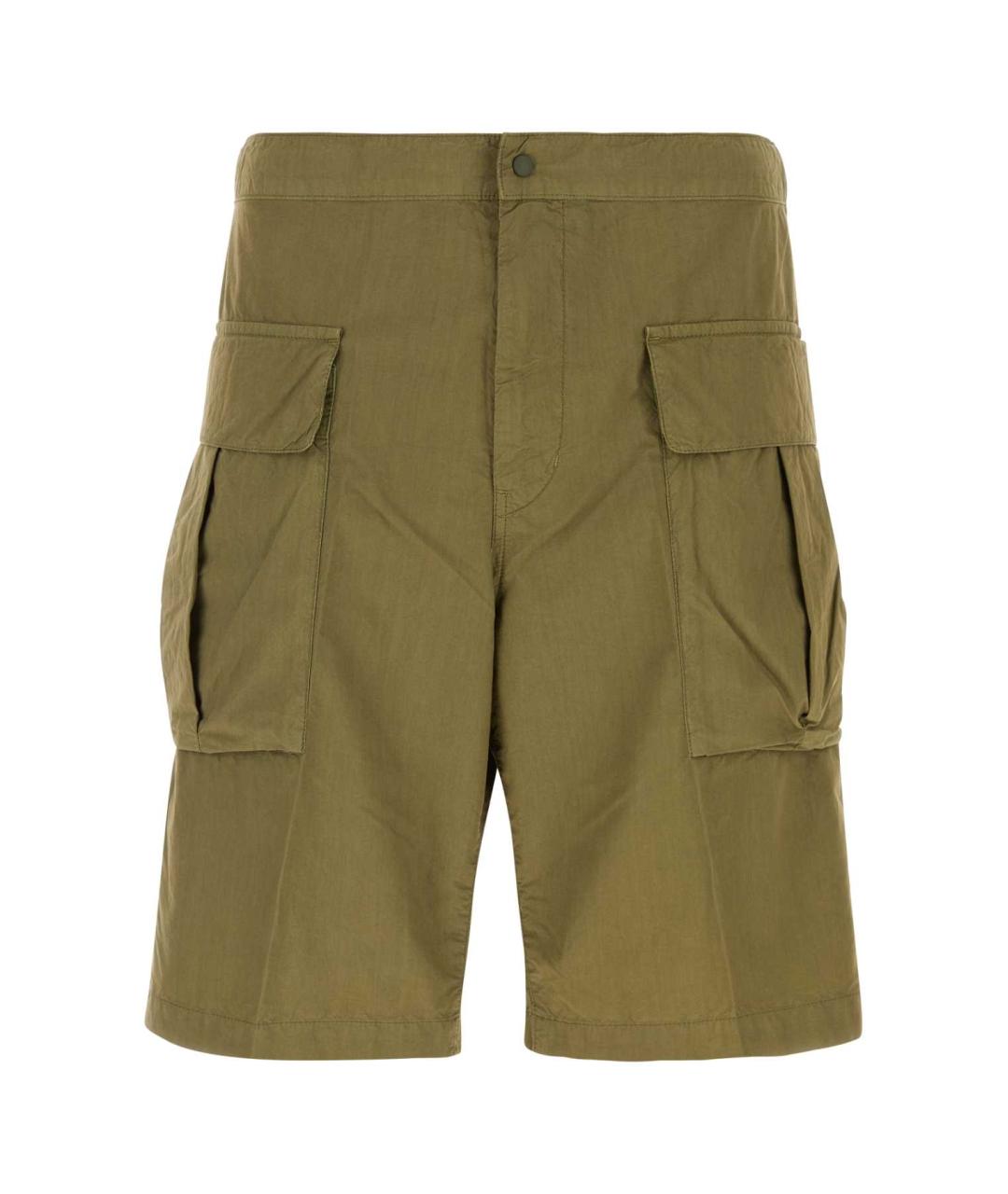 ASPESI Зеленые хлопковые шорты, фото 1