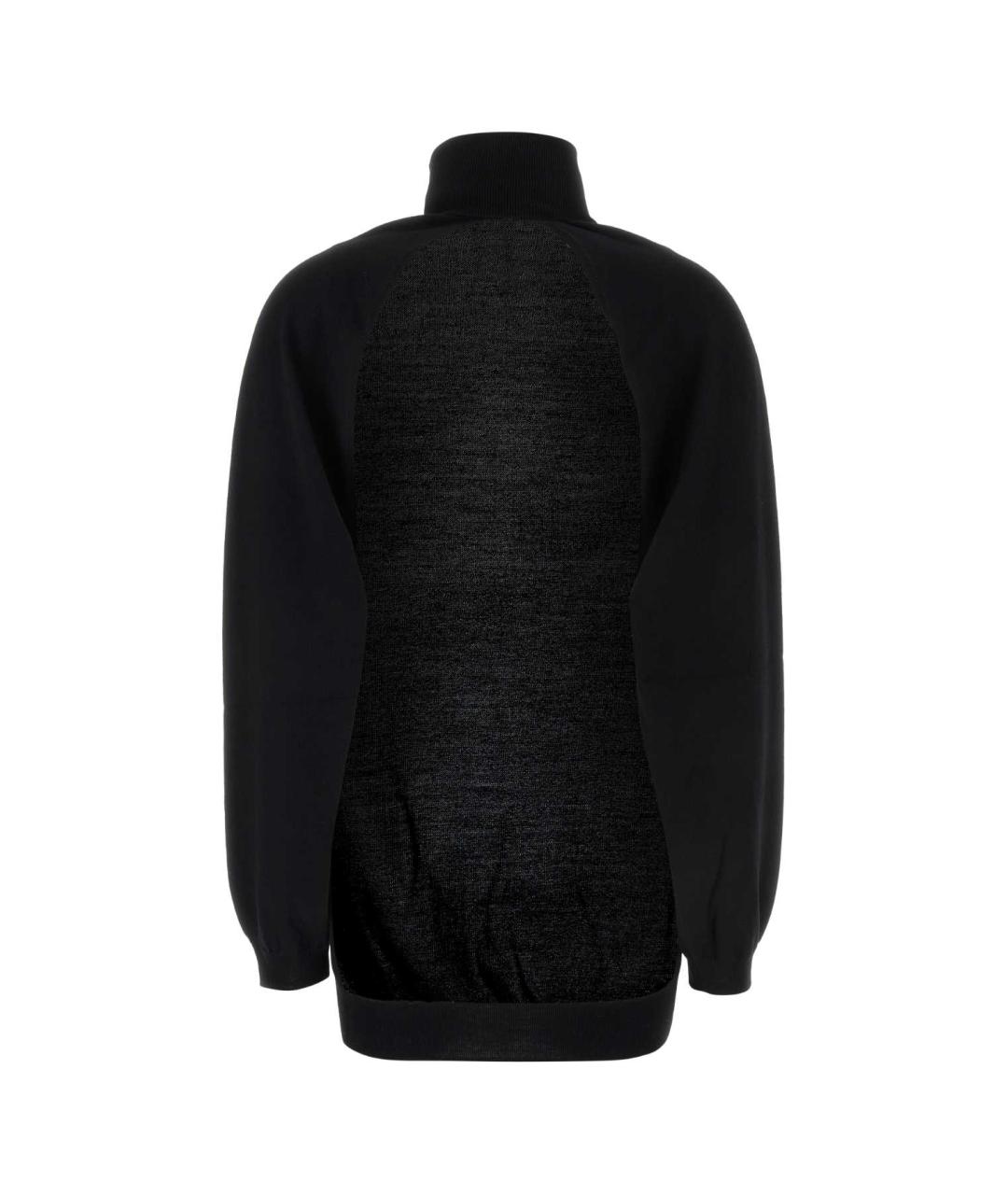 MOSCHINO Черный шерстяной джемпер / свитер, фото 2