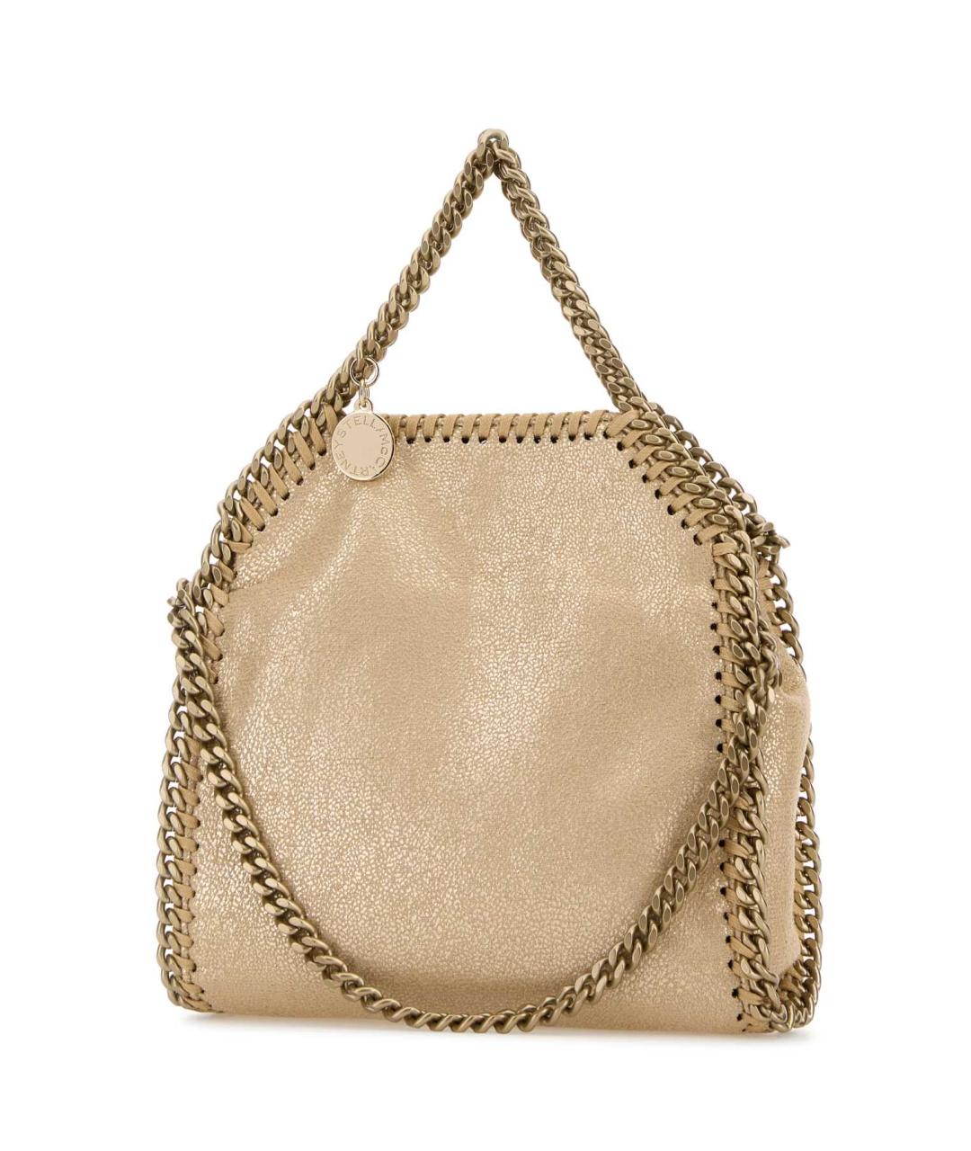 STELLA MCCARTNEY Золотая сумка тоут из искусственной кожи, фото 2
