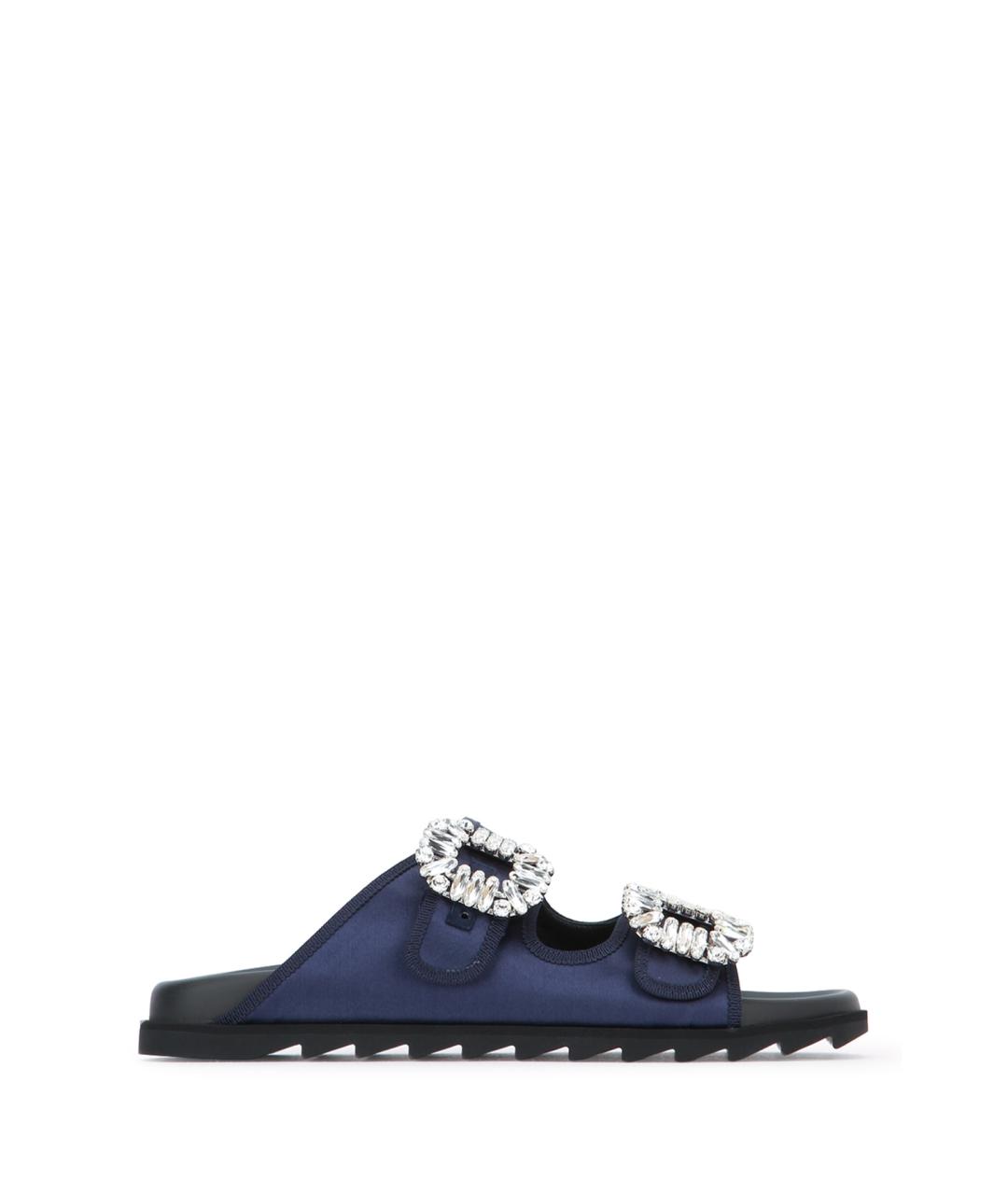 ROGER VIVIER Синие мюли, фото 1