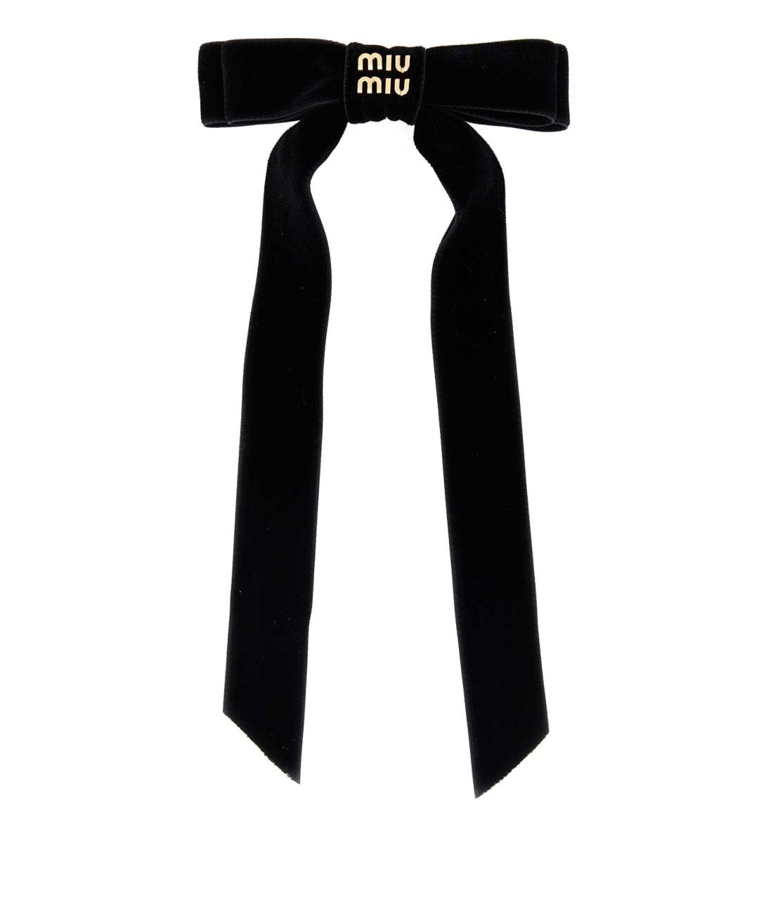 MIU MIU Черная заколка, фото 1