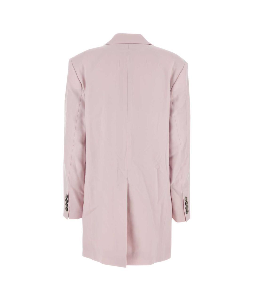 Ami Paris Розовый шерстяной жакет/пиджак, фото 2