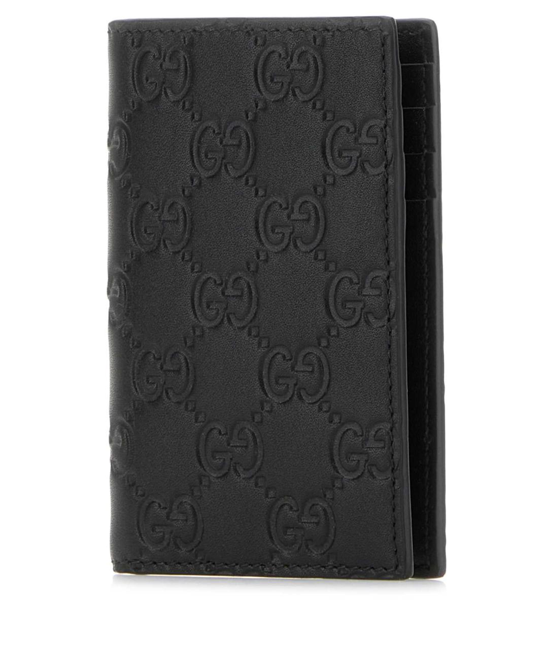 GUCCI Черный кожаный кошелек, фото 2