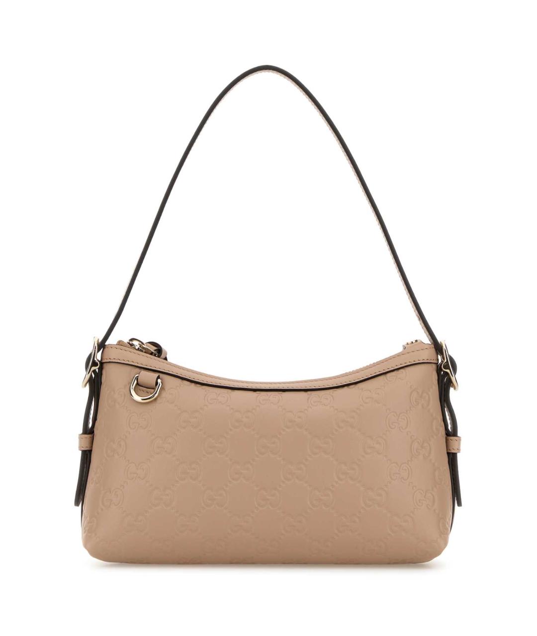 GUCCI Розовая кожаная сумка через плечо, фото 1