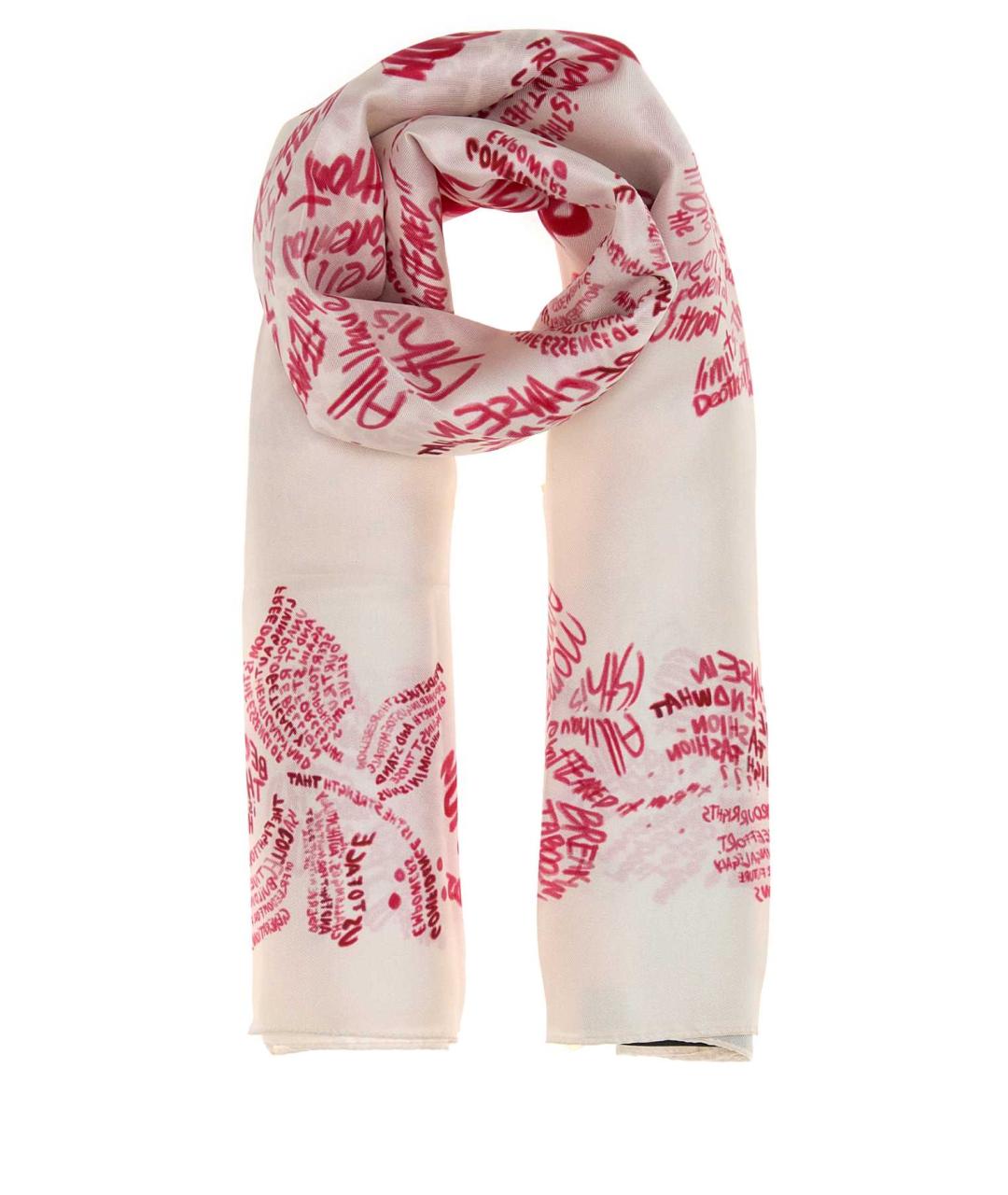 DSQUARED2 Мульти шелковый шарф, фото 1