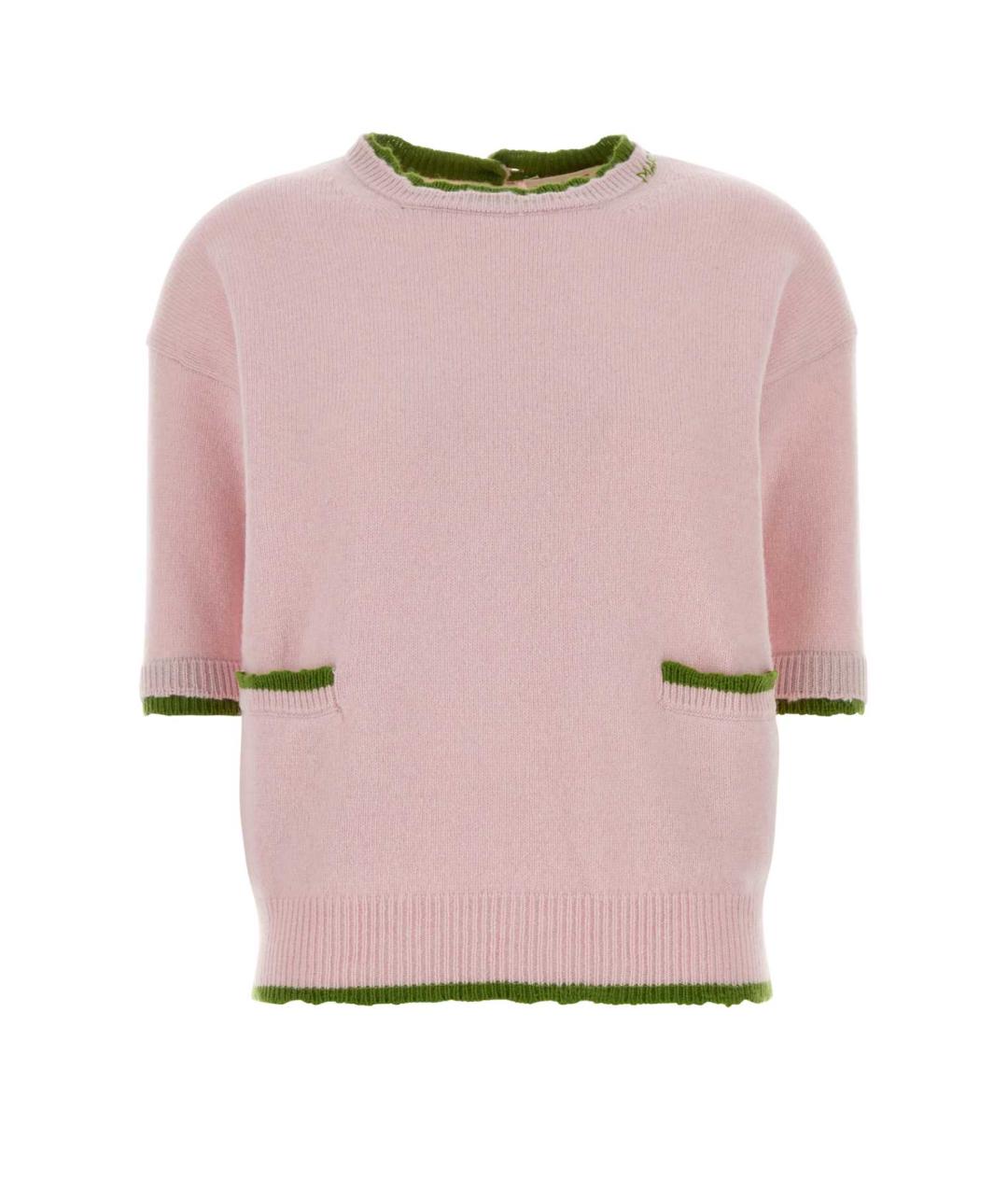 MARNI Розовый шерстяной джемпер / свитер, фото 1