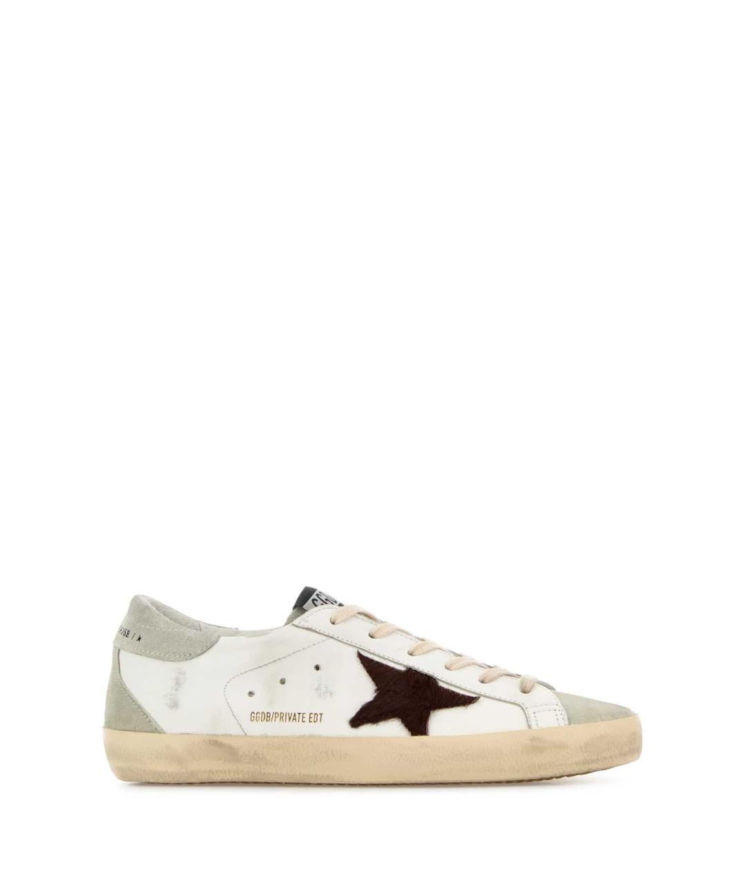 GOLDEN GOOSE DELUXE BRAND Белые кожаные кроссовки, фото 1