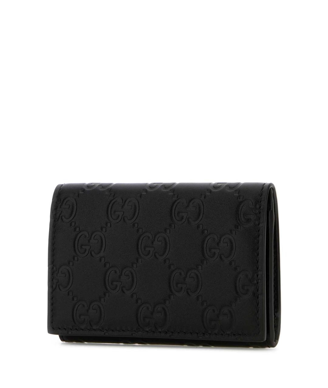 GUCCI Черный кожаный кошелек, фото 2