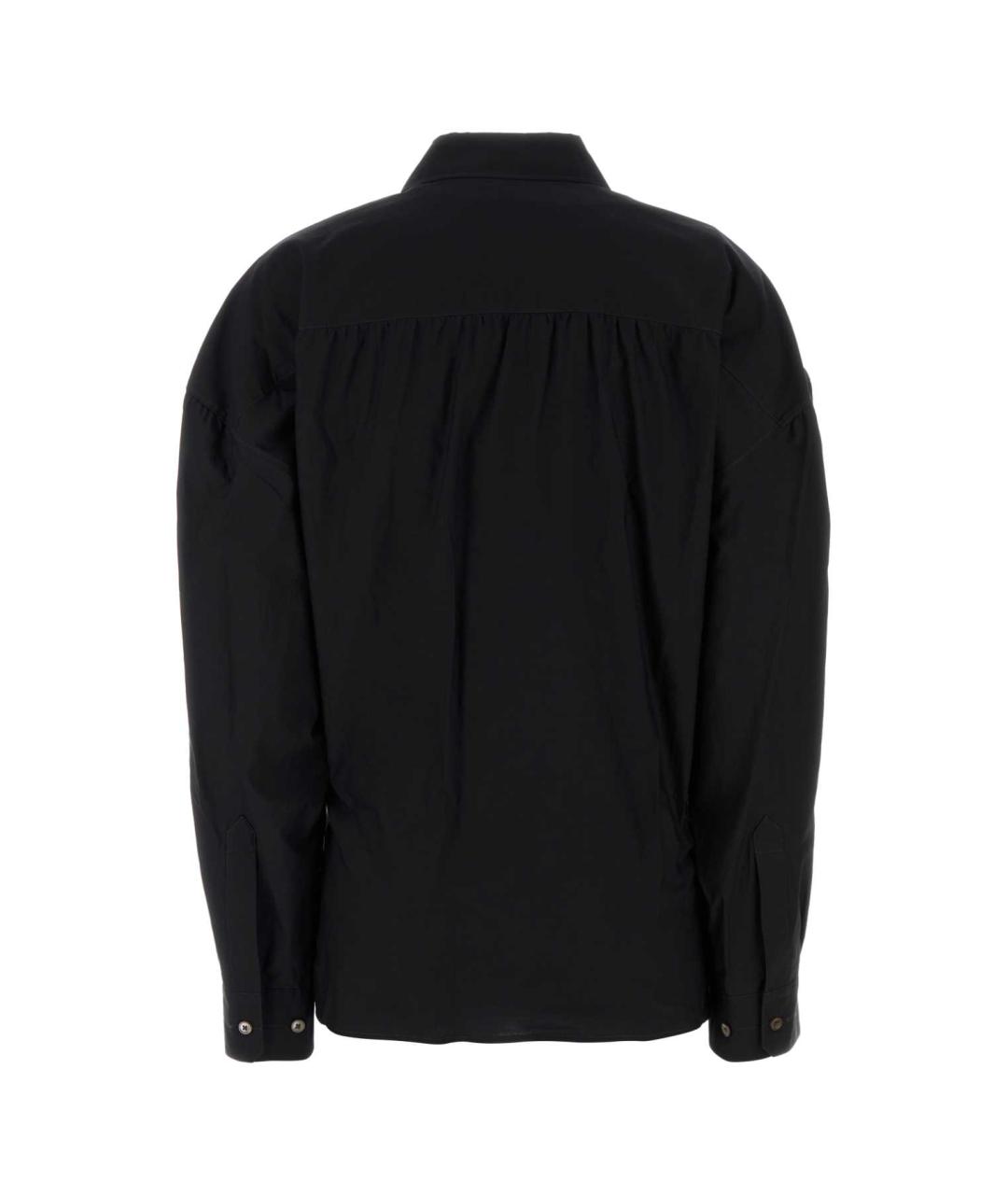 LEMAIRE Черная хлопковая рубашка, фото 2