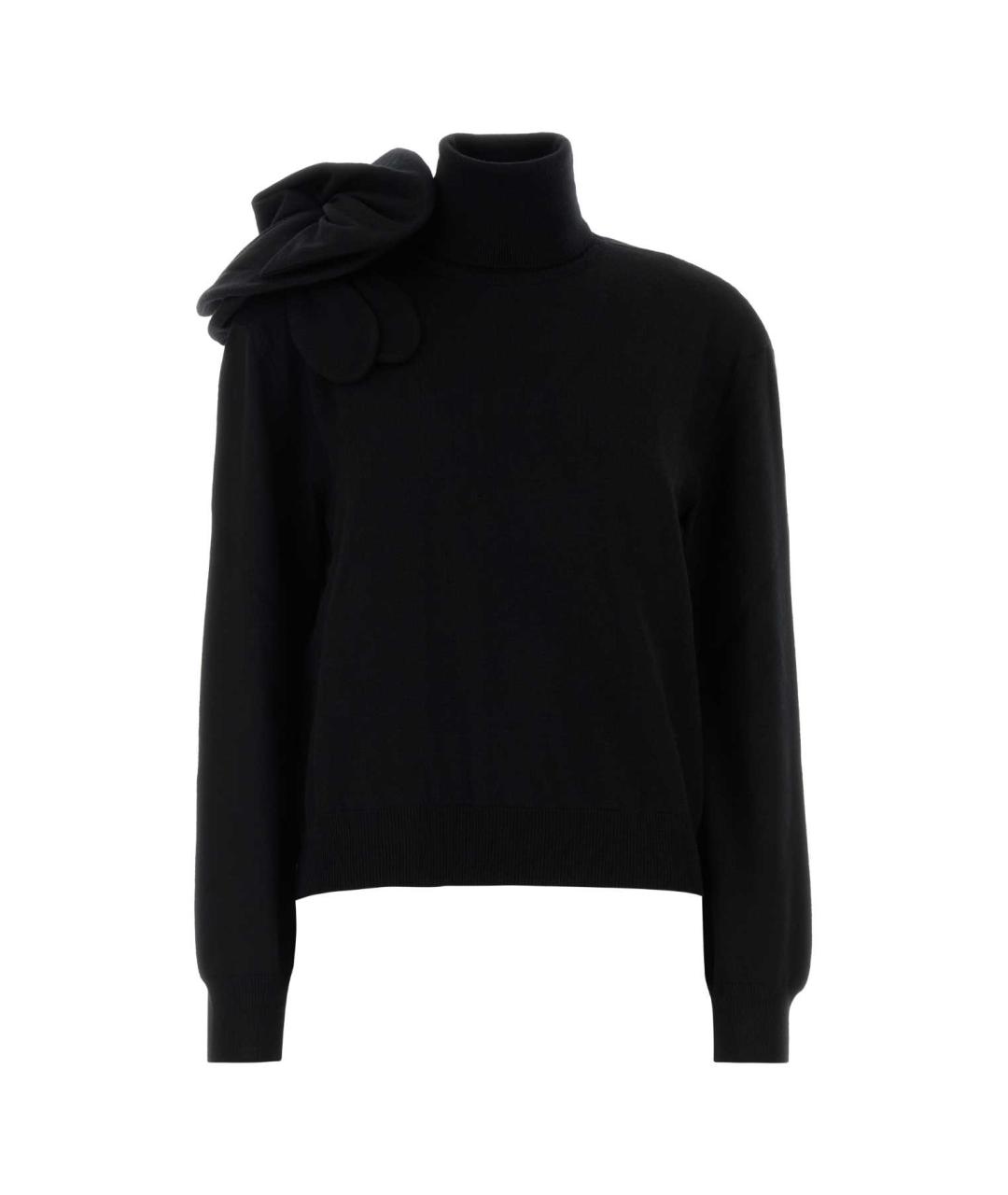 MOSCHINO Черный шерстяной джемпер / свитер, фото 1