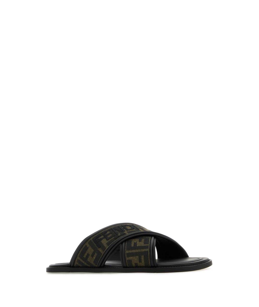 FENDI Мульти кожаные шлепанцы, фото 2