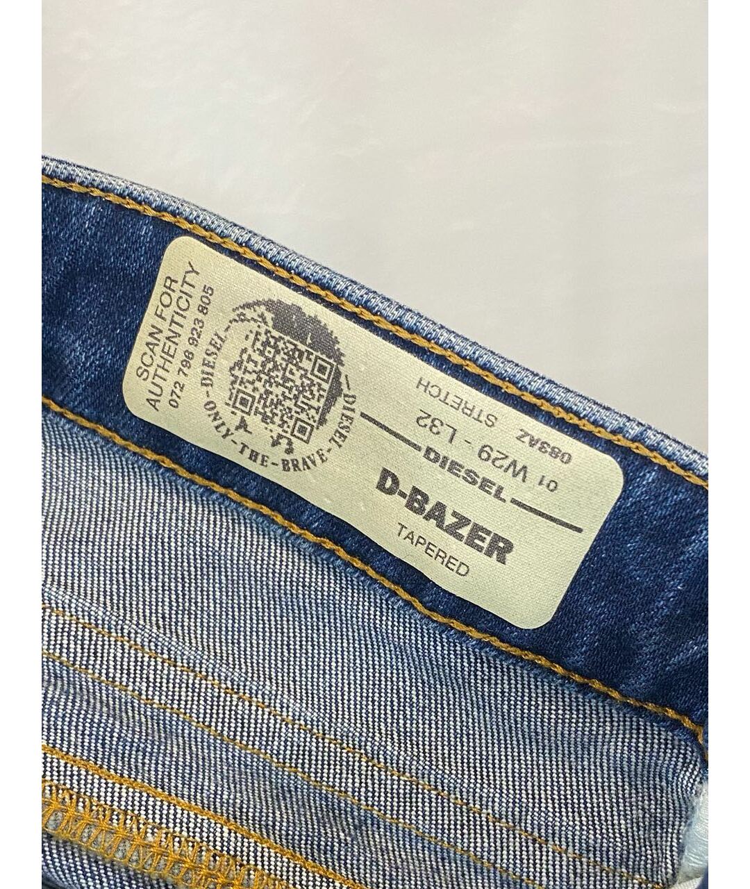 DIESEL Синие хлопко-эластановые джинсы скинни, фото 5