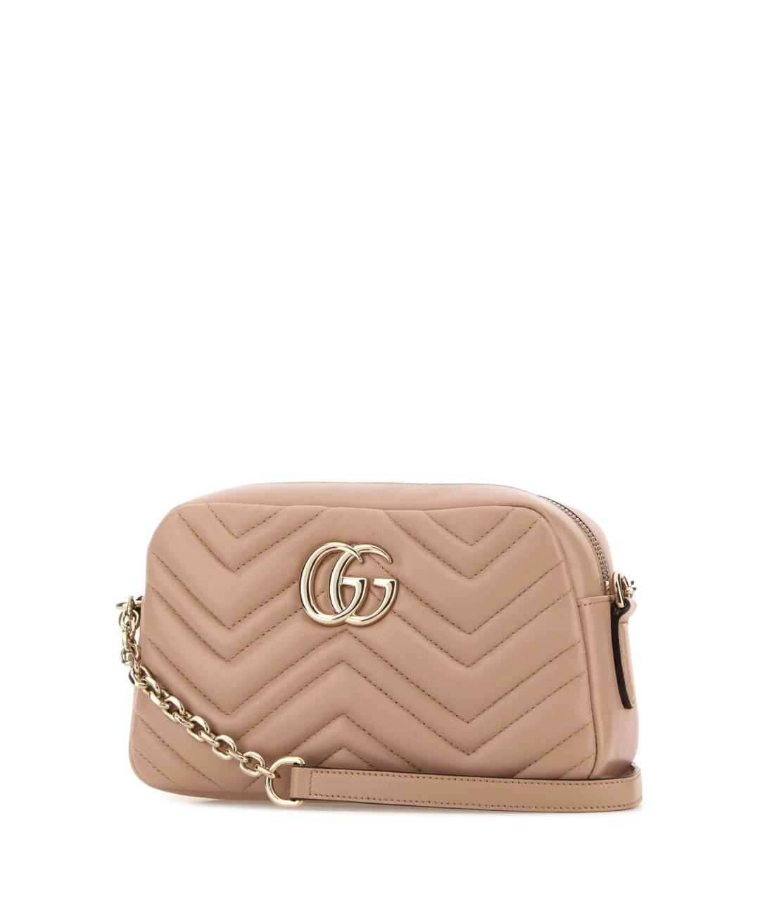 GUCCI Розовая кожаная сумка через плечо, фото 2