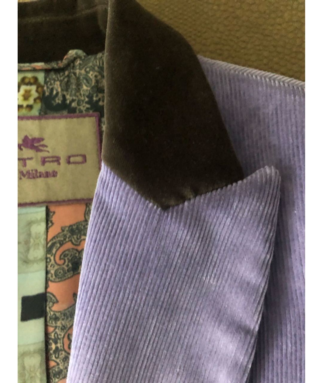 ETRO Фиолетовый жакет/пиджак, фото 6