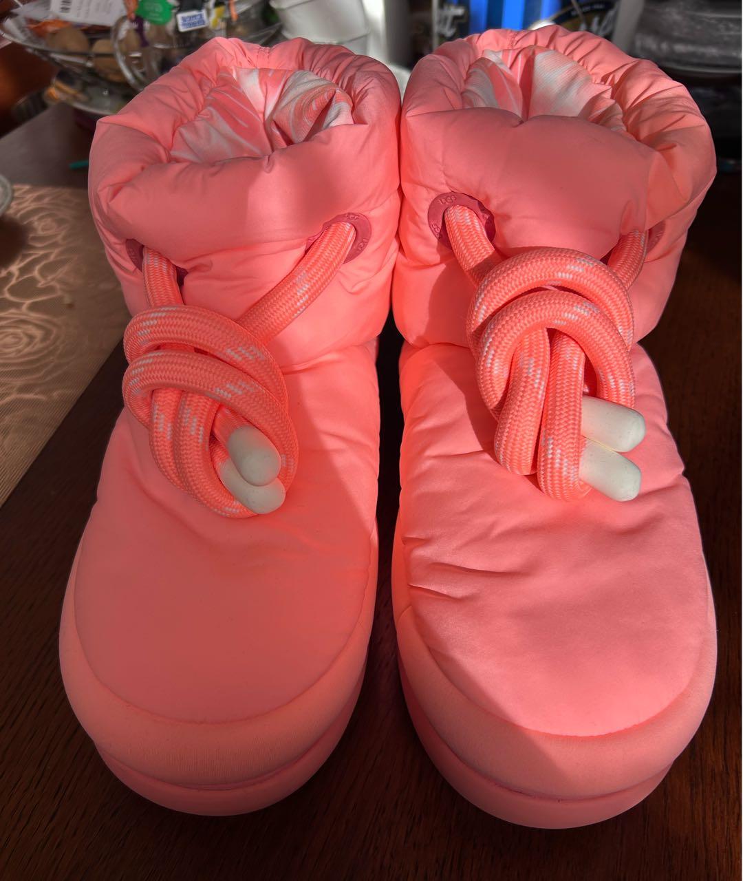 UGG AUSTRALIA Коралловые текстильные полусапоги, фото 2