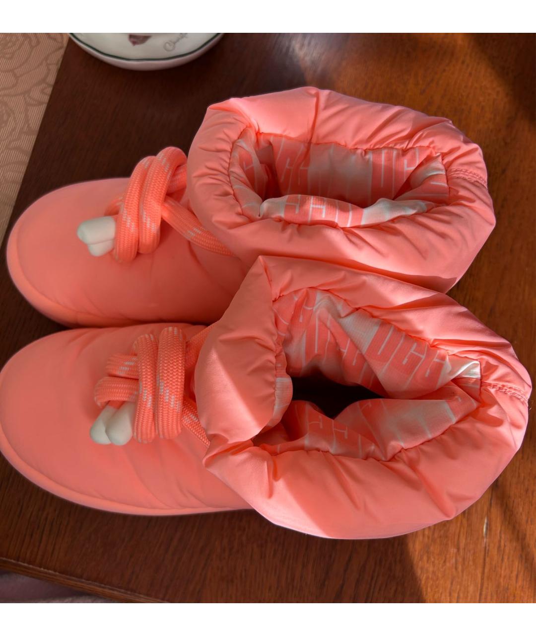 UGG AUSTRALIA Коралловые текстильные полусапоги, фото 3