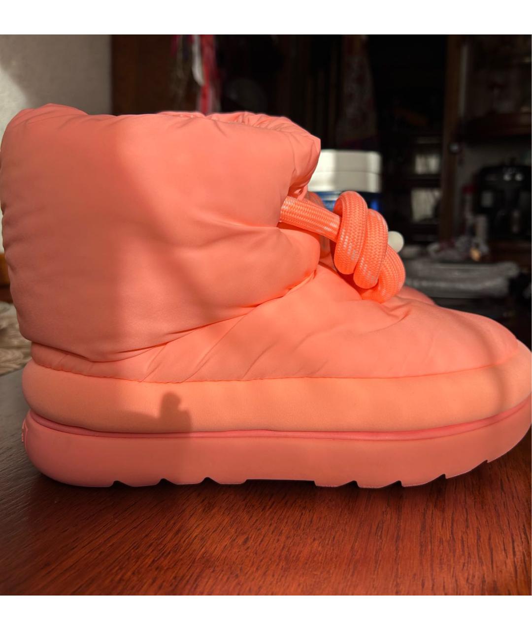 UGG AUSTRALIA Коралловые текстильные полусапоги, фото 6