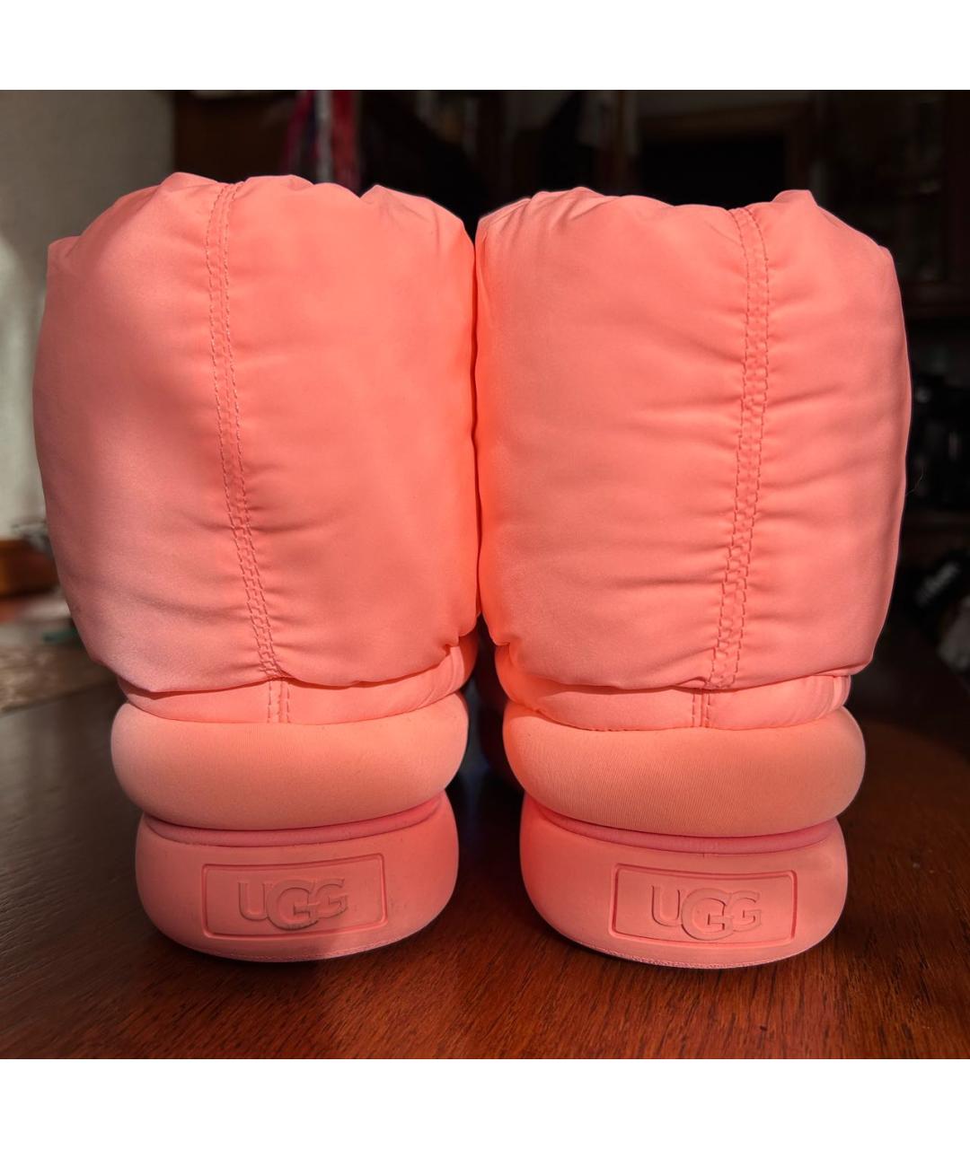 UGG AUSTRALIA Коралловые текстильные полусапоги, фото 4