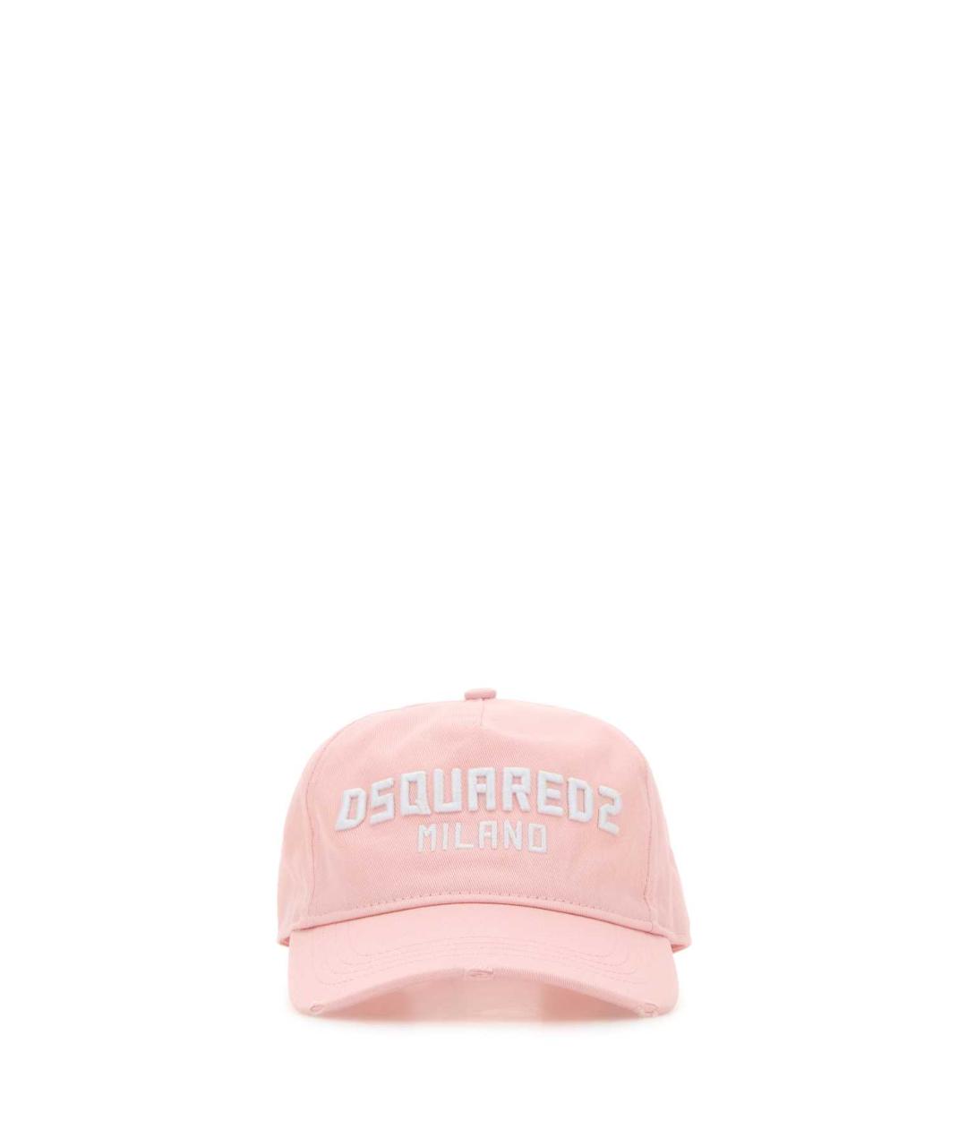 DSQUARED2 Розовая хлопковая кепка, фото 1