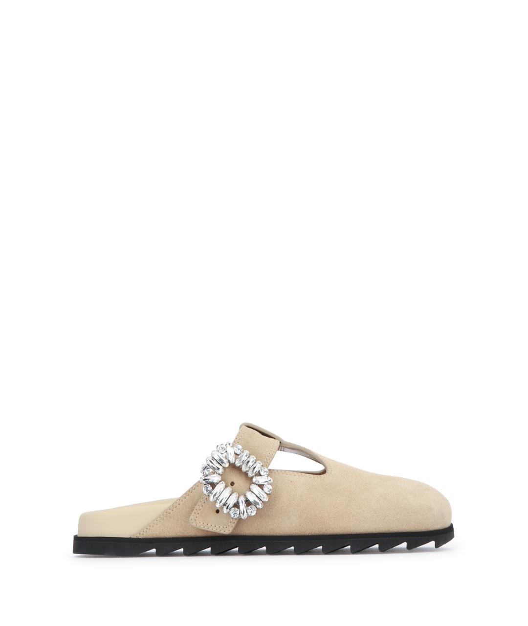 ROGER VIVIER Бежевые мюли, фото 1