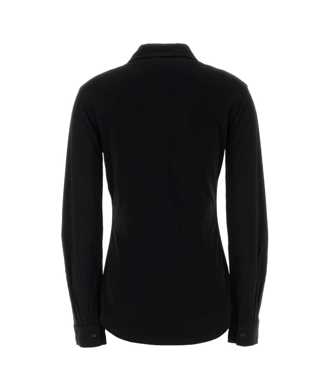 LEMAIRE Черная вискозная рубашка, фото 2