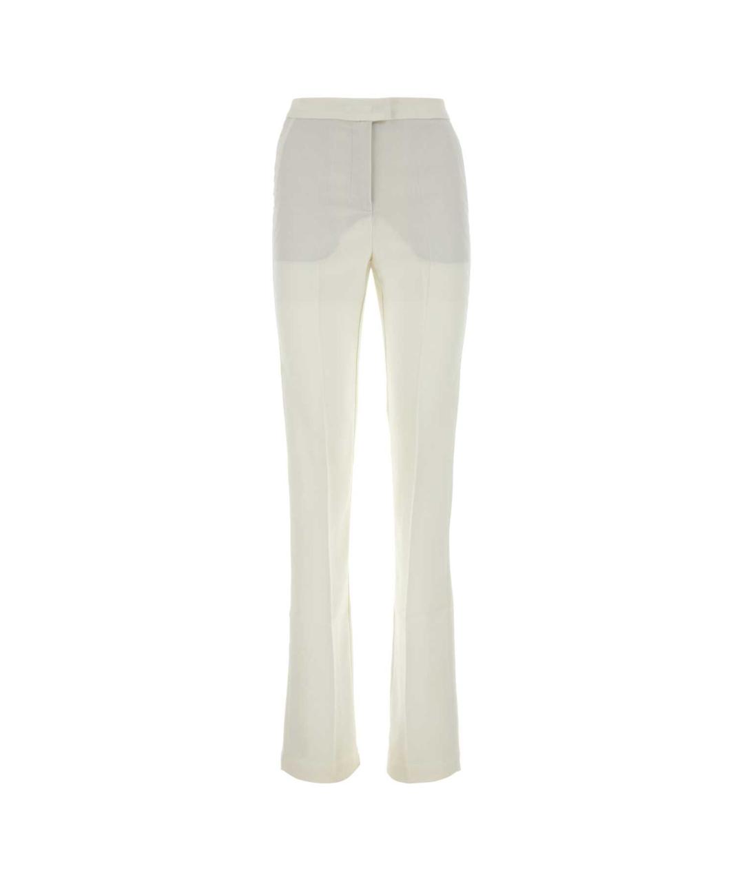 THE ANDAMANE Белые полиэстеровые брюки узкие, фото 1