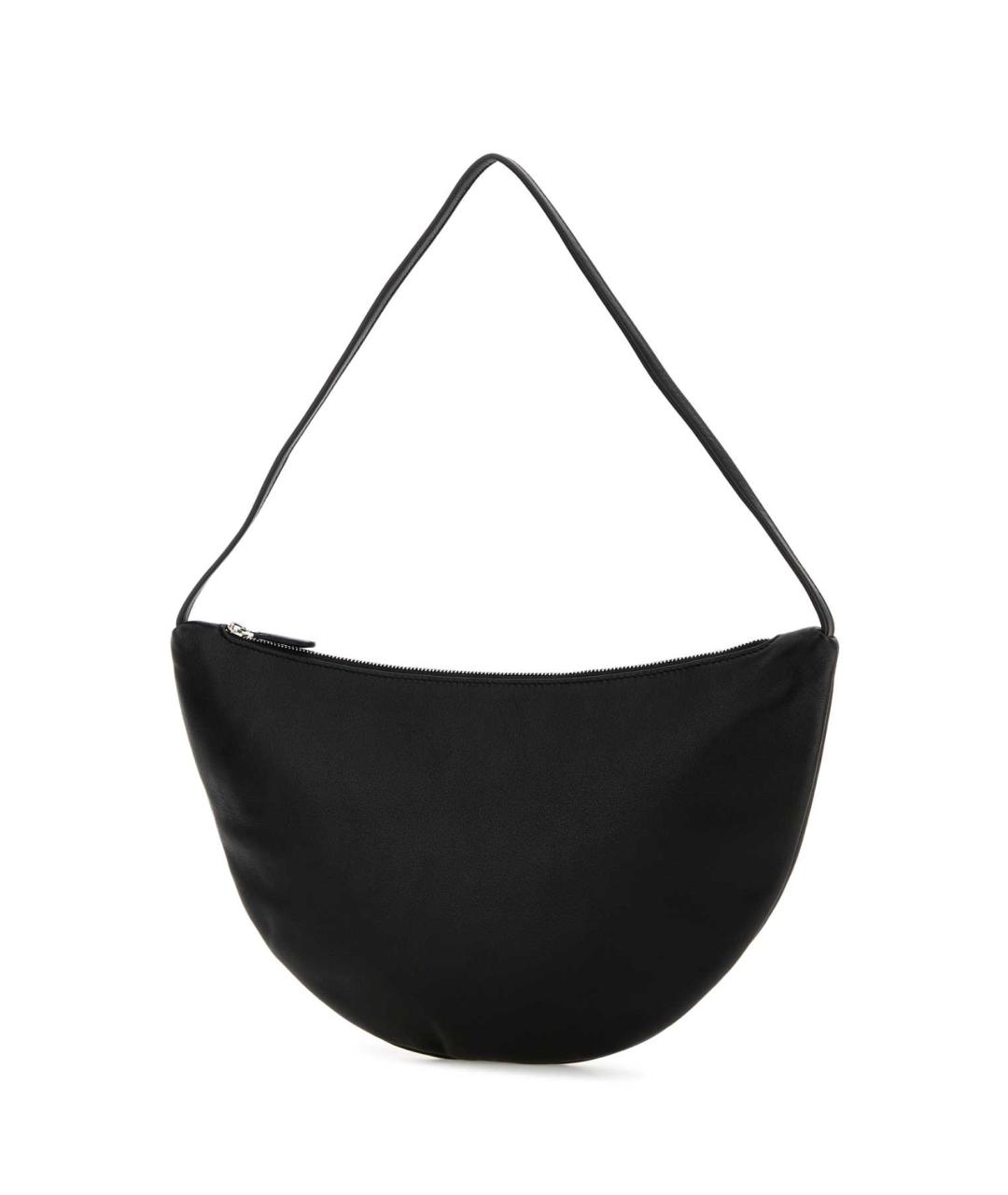 THE ROW Черная кожаная сумка через плечо, фото 2