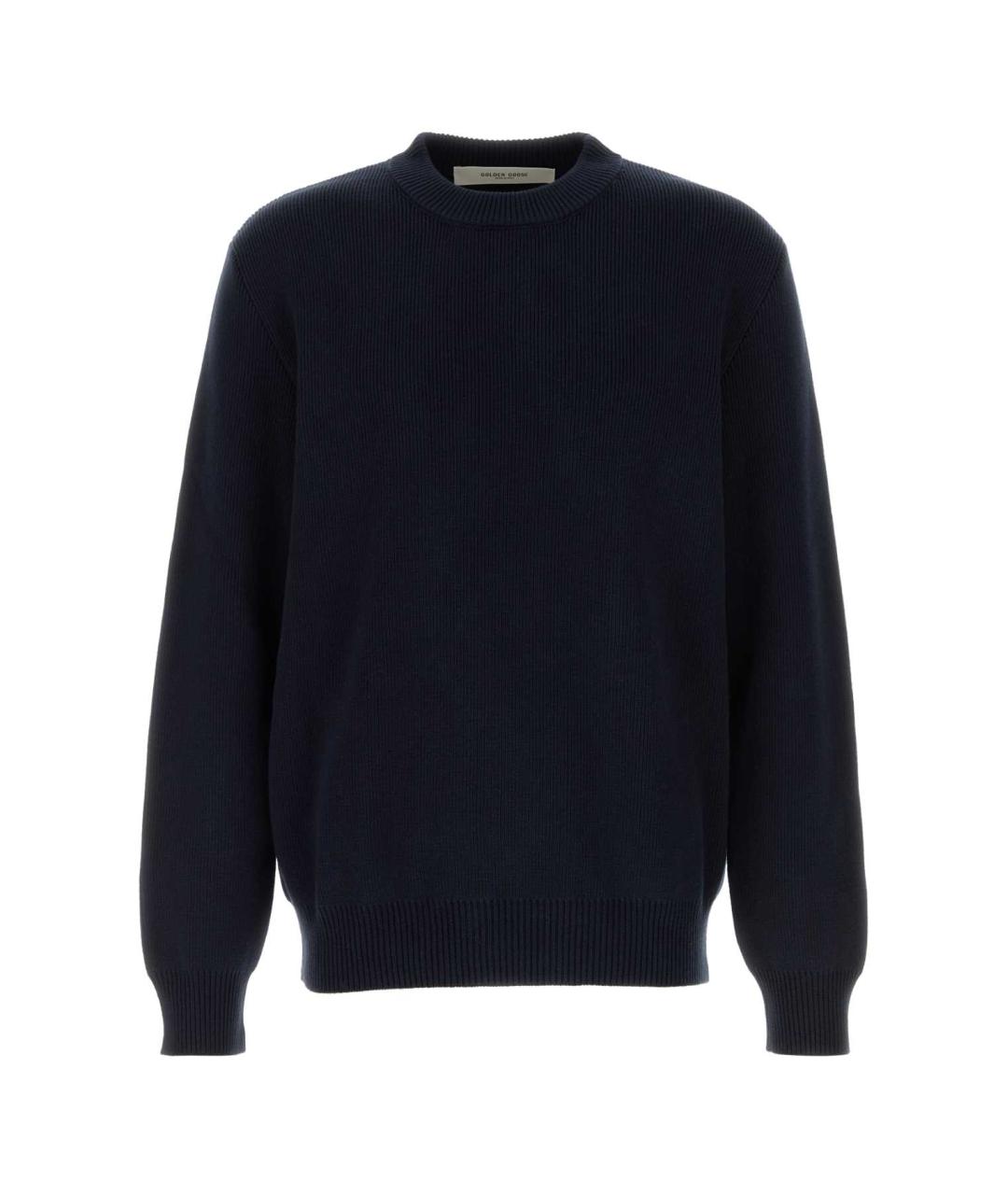 GOLDEN GOOSE DELUXE BRAND Синий хлопковый джемпер / свитер, фото 1