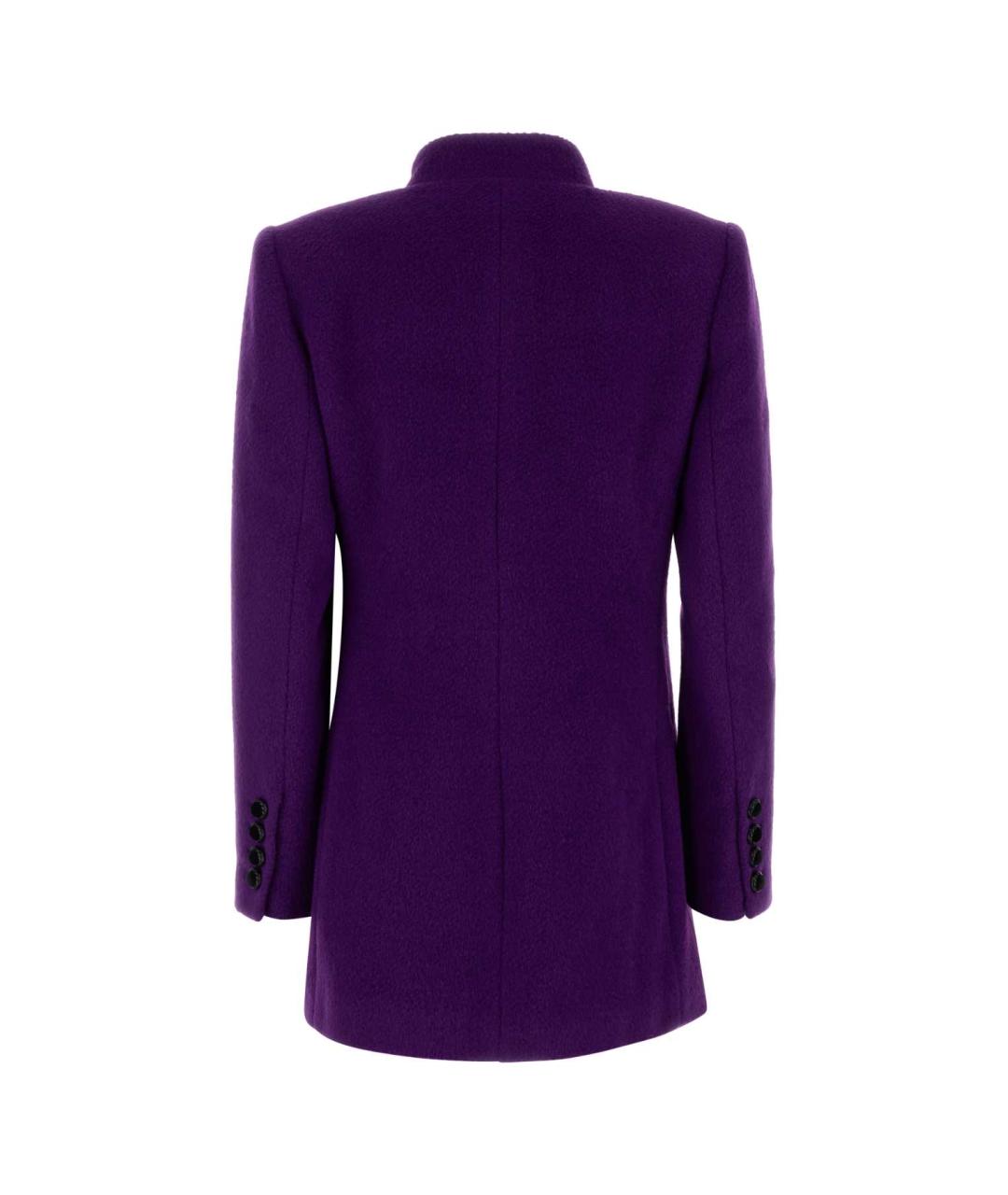 VALENTINO Фиолетовое шерстяное пальто, фото 2