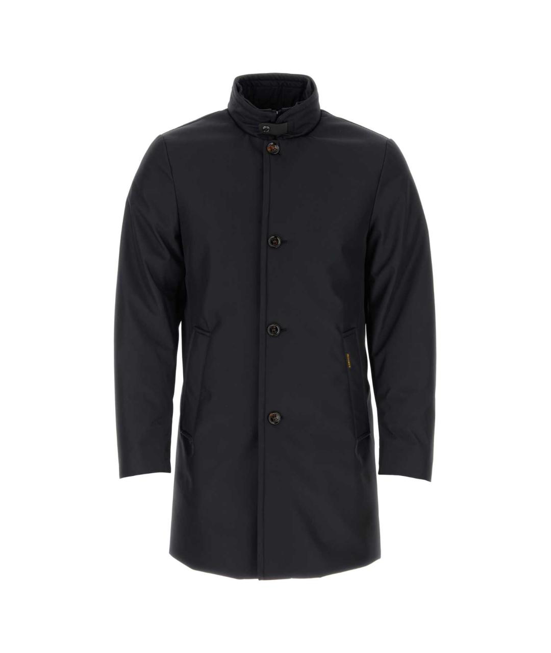 MOORER Черная полиэстеровая куртка, фото 1