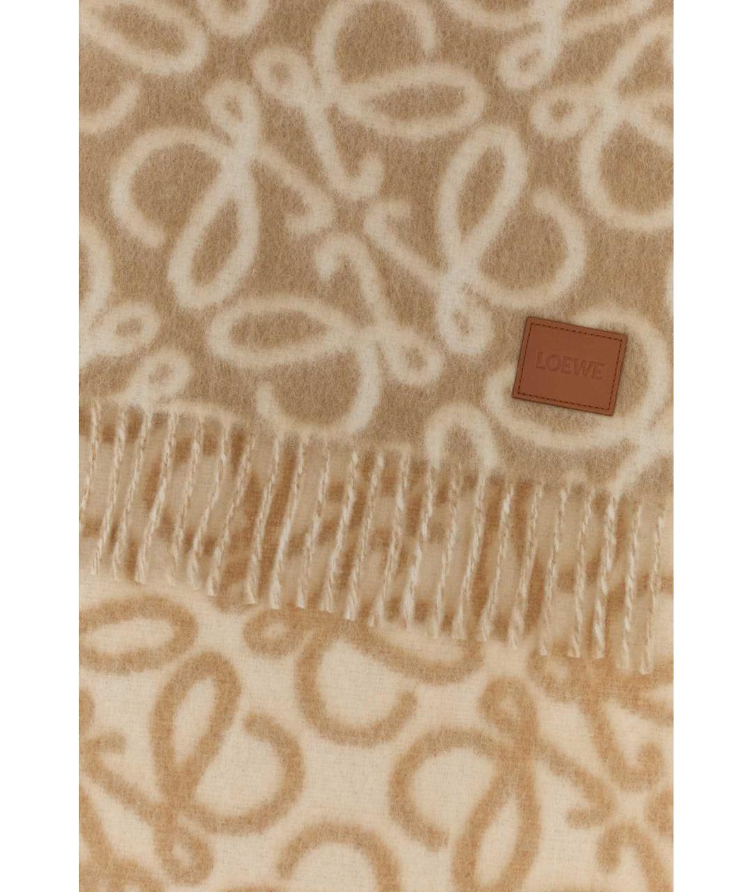 LOEWE Мульти шерстяной шарф, фото 2