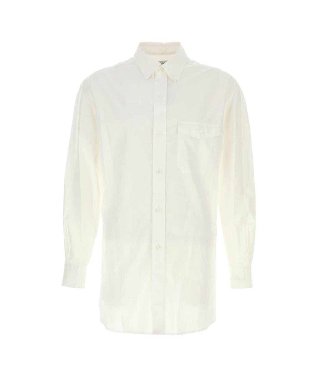 YOHJI YAMAMOTO Белая хлопковая кэжуал рубашка, фото 1
