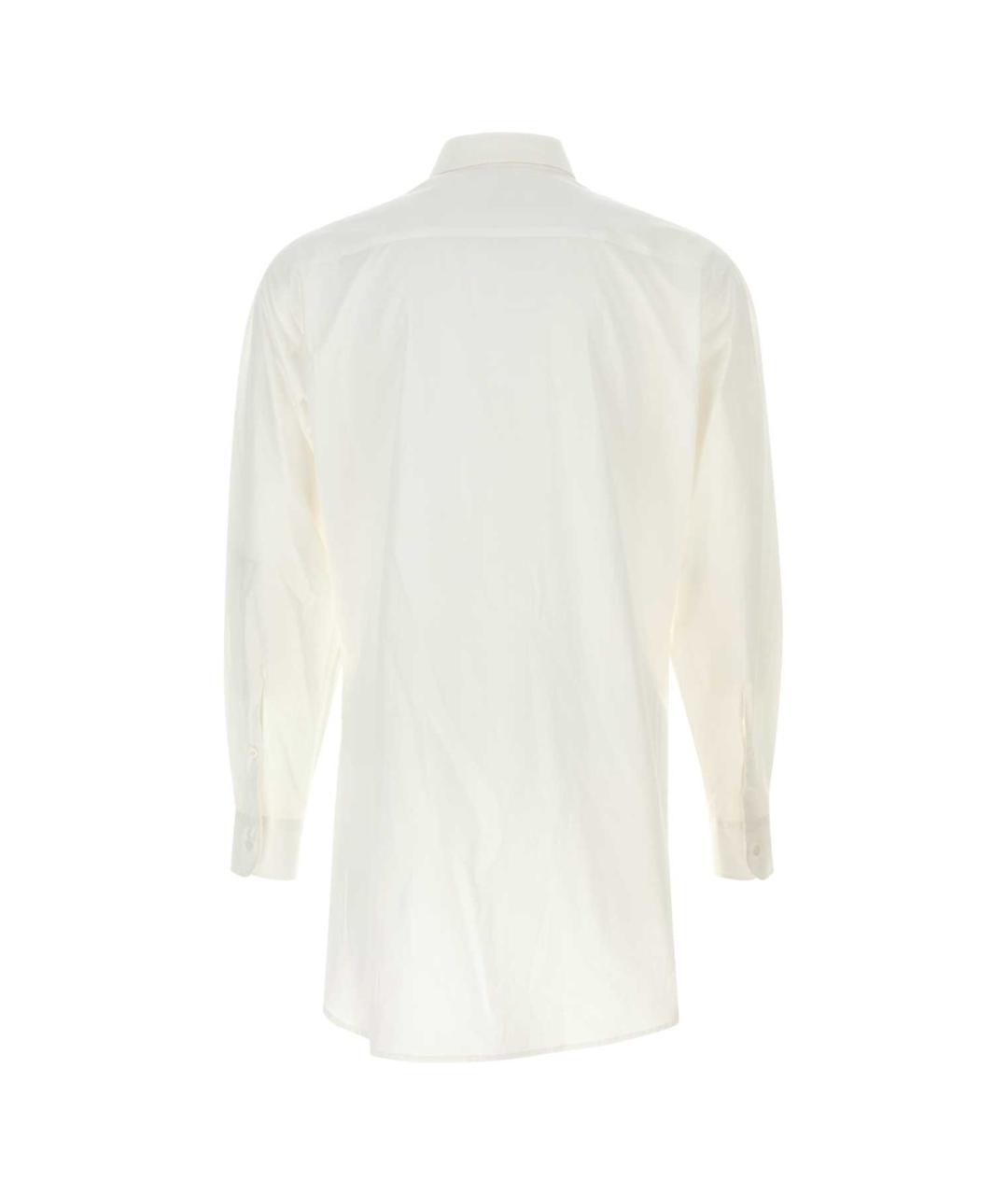 YOHJI YAMAMOTO Белая хлопковая кэжуал рубашка, фото 2