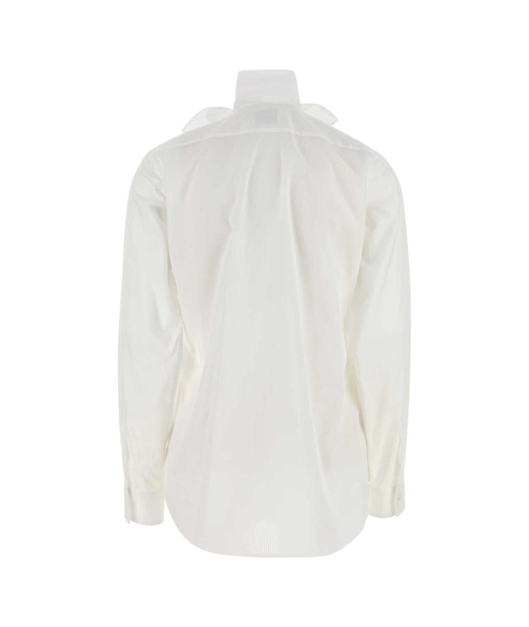MOSCHINO Белая хлопковая рубашка, фото 2