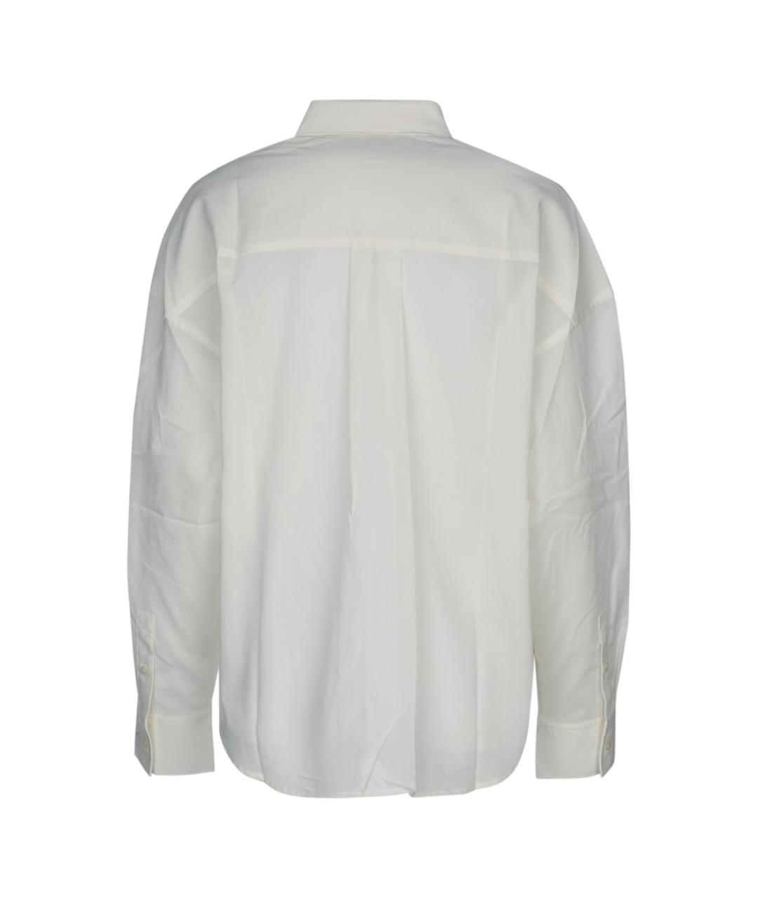 CALVIN KLEIN Белая хлопковая рубашка, фото 2