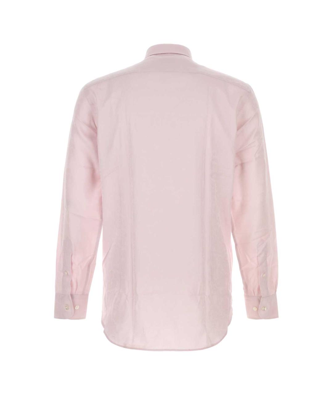 ETRO Розовая хлопковая кэжуал рубашка, фото 2