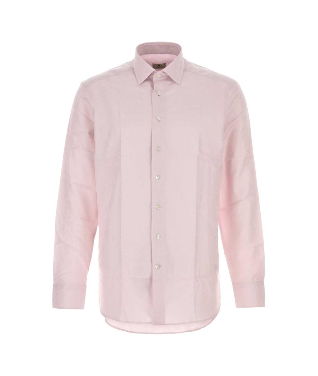 ETRO Розовая хлопковая кэжуал рубашка, фото 1