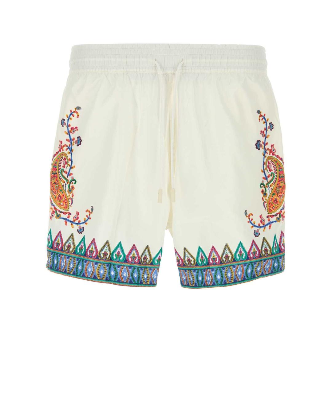 ETRO Белые полиэстеровые шорты, фото 1