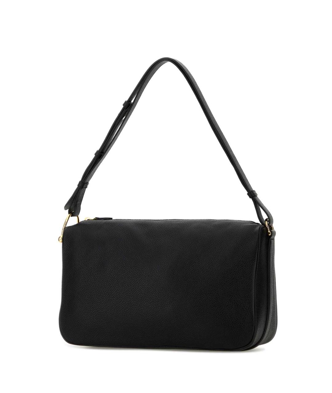 GUCCI Черная кожаная сумка через плечо, фото 2