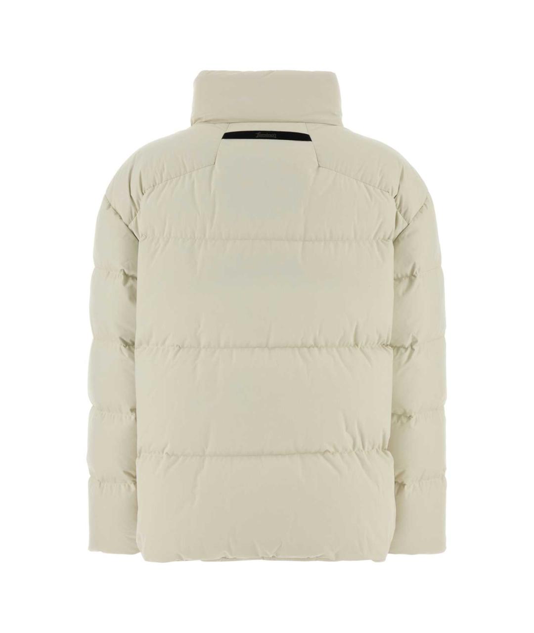 HERNO Белый полиамидовый пуховик, фото 2