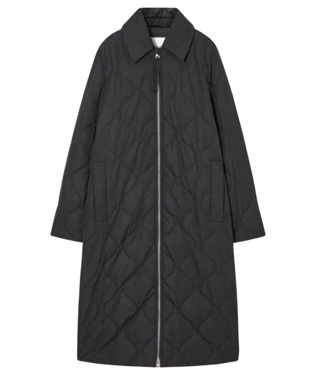 COS Черное полиэстеровое пальто, фото 1
