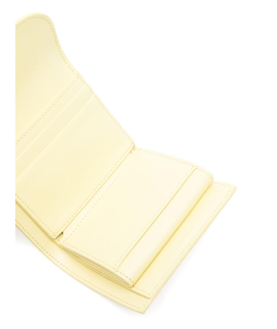 CELINE Желтый кожаный кошелек, фото 2